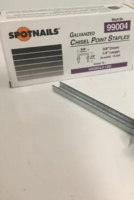 Upholstery Staples Spotnail Staples 14 Series 22 Gauge 3/8  Crown • $22.50