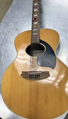 1970s 12 Strings RARE Epiphone Model NOVA 245 Acoustic Guitar- Made In Japan • $299
