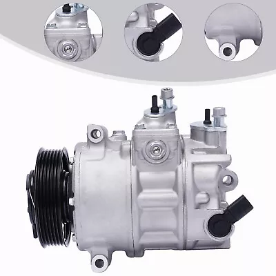 A/C Compressor Air Conditioner For VW Jetta Golf GTI Beetle Passat Eos A3 TT 2.0 • $109.25