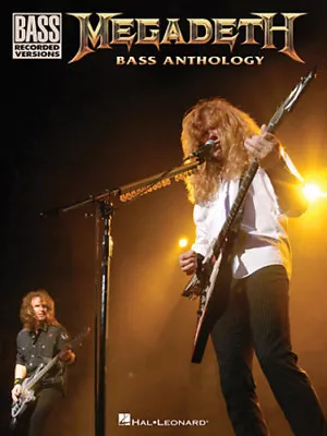 Megadeth Bass Guitar Tab  / ***brand New*** / Bass Anthology / Bass Songbook • $24.98