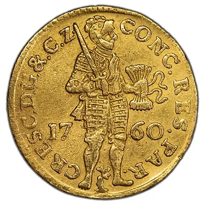 1760 Netherlands 1 Ducat Gold Coin • $581.51