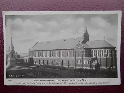 2 X Church & Guard House Royal Naval Barracks CHATHAM Kent *Vintage* WW1 1914/18 • £1.99