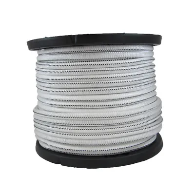 1/2″ 500 Ft Bungee Shock Cord White With Black Tracer  Marine Grade Heavy Duty • $275