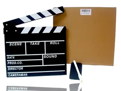 Director Movie Clapper Board Video Clapboard Film Slate Vintage Black 11x12  New • $14.95