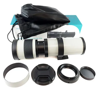 Canon EOS DSLR Fit Zoom Lens 800mm 1300mm 1400D 2000D 3000D 600D 700D 750D Etc • £129.99