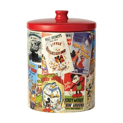 Mickey Mouse Cookie Jar Disney Ceramics  Collage Canister Poster 6001022 • $50.99