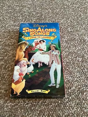 Disneys Sing Along Songs - I Love To Laugh (VHS 1993) • $10