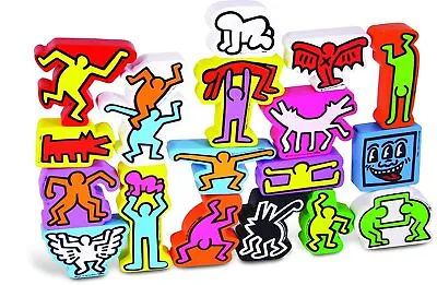 Keith Haring Unopened Mini Sculptures Vilac Made In France Rare Limited Edition • $299