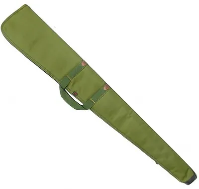 Akah Shotgun Case Gun Slip Bag Green Padded Shooting Canvas Strap Case Lined UK • £25.99