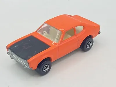 Matchbox Superfast No.54 Ford Capri - Peach With Black Bonnet - VGC • £10.99