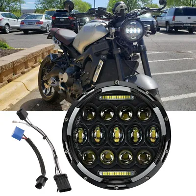 $65.87 • Buy 7 Inch Motorcycle LED Headlight For Yamaha XSR900 V Star 1100 650 Road Star