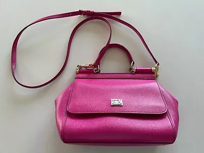 Dolce&Gabbana Small Sicily Handbag Fuchsia Color • $550