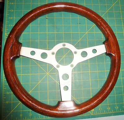 Older GRANT Victor 13.5 Inch Wooden Steering Wheel • $75