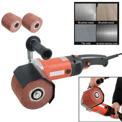 1400W Burnishing Polishing Machine Polisher Handheld Sander 2 Wheels For Metal • $59