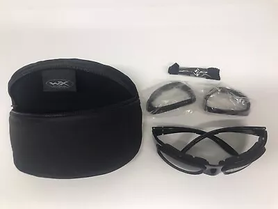 Wiley X Sunglasses SG-1 287-2 Both Black Lenses & Clear New • $9.99