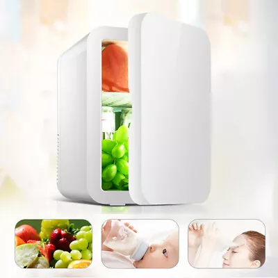 Portable 8L Mini Fridge Table Top Electric Small Cooler Ice Box Bedroom Office • $56.04