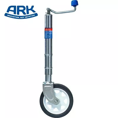 Ark 10  Trailer Premium Jockey Wheel Clamp-on Style Solid Rubber Wheel • $120