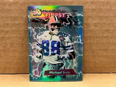 1995 Topps Finest BOOSTERS Refractor #186 MICHAEL IRVIN • $0.99