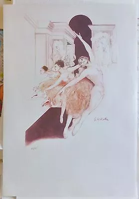 G.H. Rothe  Bolshoi Ballet Serigraph Hand Signed Gatja Helgart German/US Artist • $145