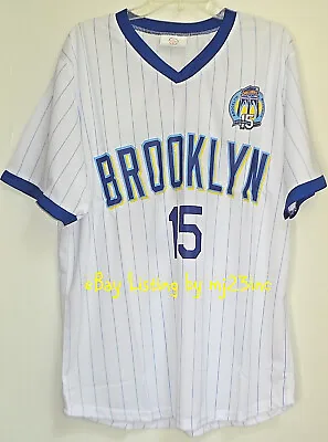 2015 BROOKLYN CYCLONES SGA 15 SEASONS LOGO BASEBALL JERSEY XL NEW YORK METS MiLB • $21.97