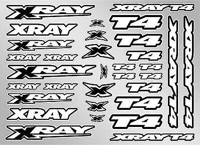 X-Ray XRAY T4 STICKER FOR BODY - WHITE XR397326 • £6.76