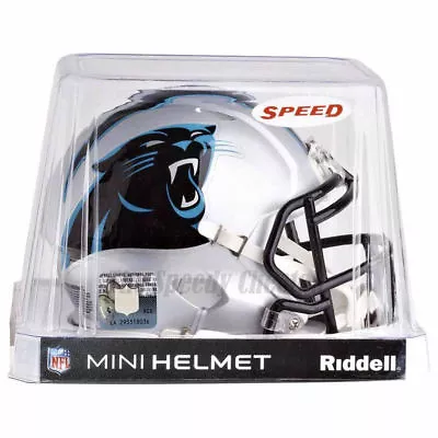 Carolina Panthers Riddell Nfl Mini Speed Football Helmet • $34.95