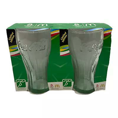 VTG 2008 Beijing Olympics McDonalds Coca Cola Limited Edition RARE 2 Pack Glass' • $16