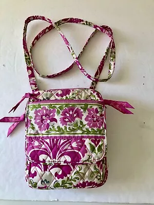 Vera Bradley Mail Bag Crossbody Purse Retired Pattern Julep Tulip 2014 • $3.50