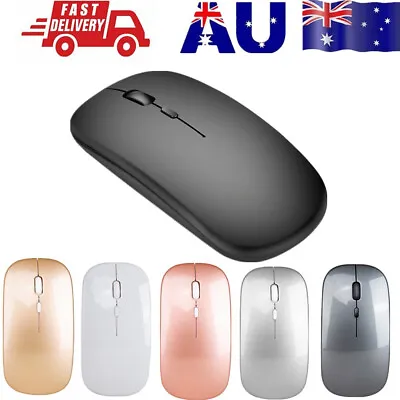 $10.99 • Buy Slim Bluetooth Optical Wireless Mouse Mice For Mac Laptop PC Desktop