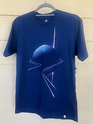 Disney World Parks EPCOT Spaceship Earth D23 Adult T-Shirt Blue S Small NWT WDW • $8