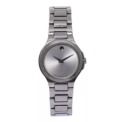 Pre-Owned Movado Corporate Exclusive 28mm Stainless Steel Silver Dial 0606166 • $225