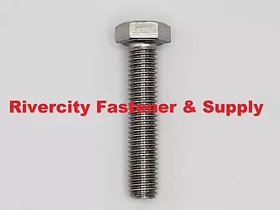 M8-1.25x40 Stainless Steel Hex Head Cap Screws M8x1.25 X 40 Bolts 8mm X 40mm FT • $27.88