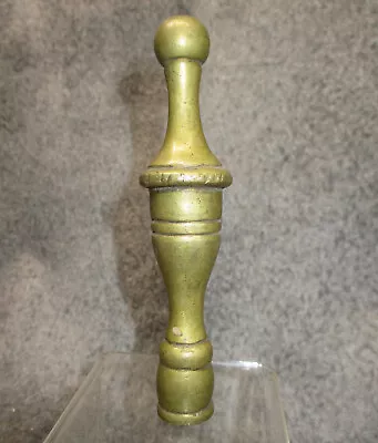 LOT #B5: Vintage 4-3/4  Solid Brass Finial BEER TAP HANDLE 3/8-16 Thread • $21.99