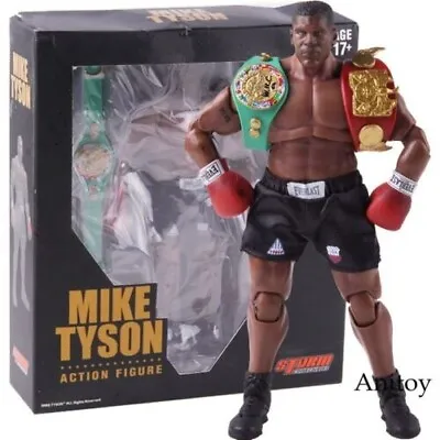 NEW King Of Boxing Mike Tyson Boxer With 3 Head Sculpts Action Figure Model Toy • $29.36