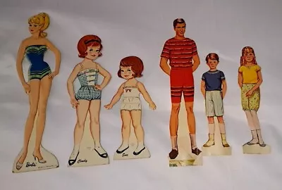 Lot Of 6 Paper Dolls - 1962 Barbie- Cindy & Sue And More • $25.98
