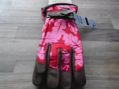 £9 • Buy Bnwt Burgon & Ball Red Oak Leaf Design Gardening Gloves (s/m)