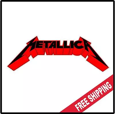 Metallica Vinyl Wall Logo Decal Sticker Heavy Metal Rock Band Various Sizes • $3.99