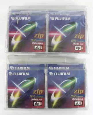 FujiFilm 100MB Zip Disk 8-Pack IBM Formatted Computer Data Brand New Sealed • $14.39