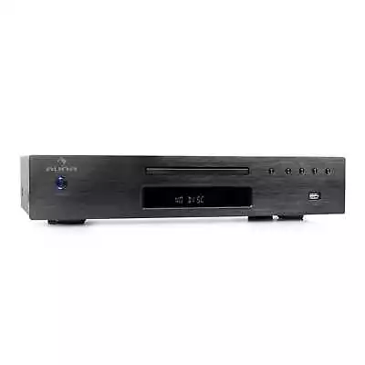 CD Player Hi Fi System Amplifier Portable MP3 USB Playback Music Remote Black  • £98.99