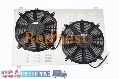 Shroud+12 Fan FOR 82-92 Chevy Camaro Firebird 5.0 5.7L V8 26  W X 16 H Radiator • $87