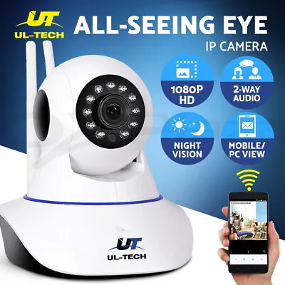 UL-tech Wireless IP Camera CCTV Security System Home Baby Pet Monitor 1080P HD • $36.95