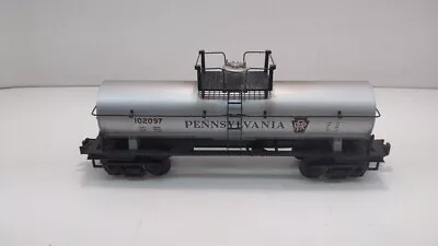 MTH O Gauge Custom Pennsylvania Railroad Single Dome Tank Car #102097 RTR SILVER • $24.88