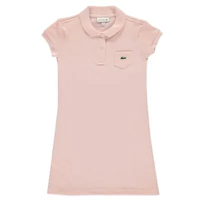 Kids Girls Lacoste Polo Dress Junior Mini New • £46