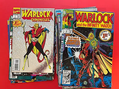 WARLOCK AND THE INFINITY WATCH # 1 - 40 ++  MARVEL COMIC BOOKS - 43 Issues -1992 • $49.99