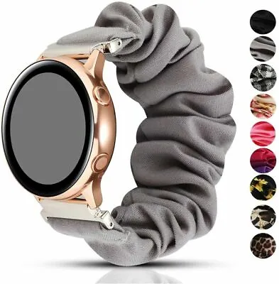 20mm Scrunchie Fabric Cloth Watch Band Strap For Garmin Vivoactive 3 / 3 Music  • $15.99