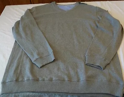 Men's Covington V- Neck Sweater Shirt XXLT Light Gray NEW W Tags Big & Tall • $26.99