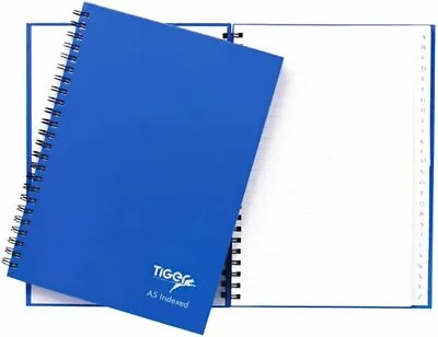 Index Note Book  A5 Hard Cover 80 Sheets • £6.97