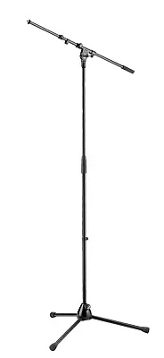 K&M 210/9 Tripod Microphone Stand With Telescoping Boom Black • $65