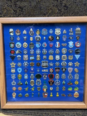 £99 • Buy 121 USA, Canada, Italian & Irish Police  Pin Badge/Pins