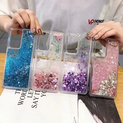 Case For Samsung S23 A22 A32 A52 A72 A51 A71 Liquid Glitter Quicksand Slim Cover • $8.98